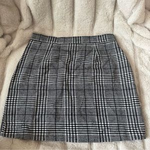 Plaid mini Skirt